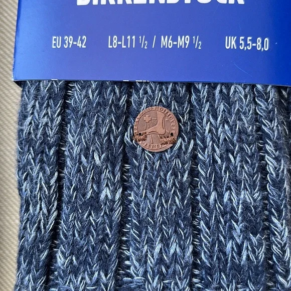 2 pairs of NWT Birkenstock Sydney Socks Very Cozy Winter Socks Unisex - Picture 4 of 6